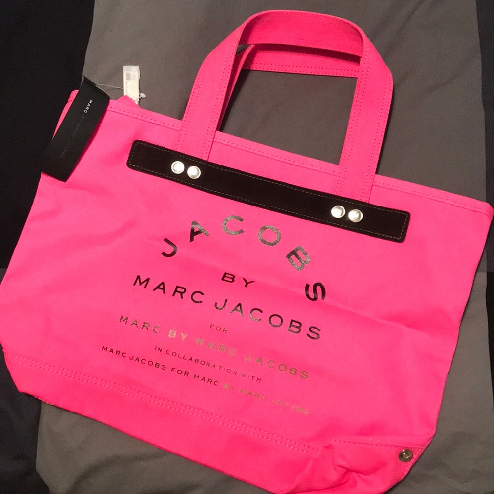 Neon hot pink JACOBS bag
